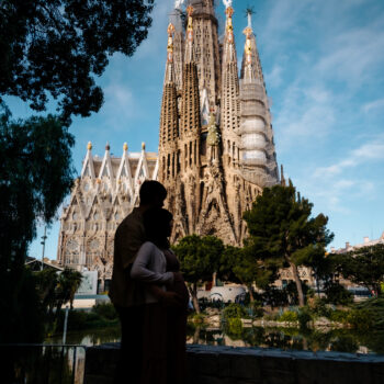 スペインでの妊娠出産について⑦ スペイン🇪🇸 サグラダファミリアでマタニティーフォト撮影　妊娠37週5日